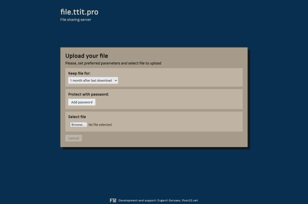 Desktop version of File hosting filefast