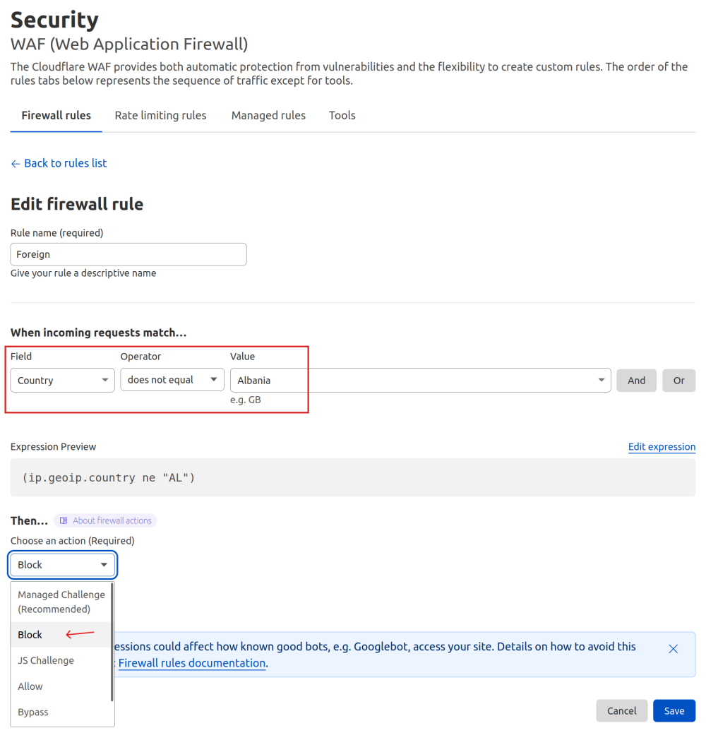 Настройка DNS в Cloudflare